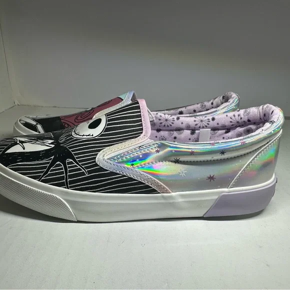 Disney Tim Burton’s Nightmare Before Christmas Slip-On Shoes Women’s 6.5 - Picture 6 of 6